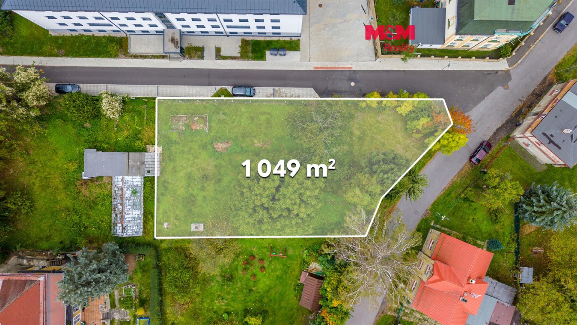 Pozemek pro bydlení, 1 049 m²