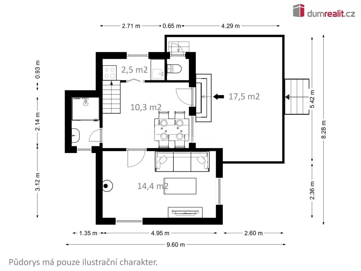 Chata · 40 m² · Lišov - 4