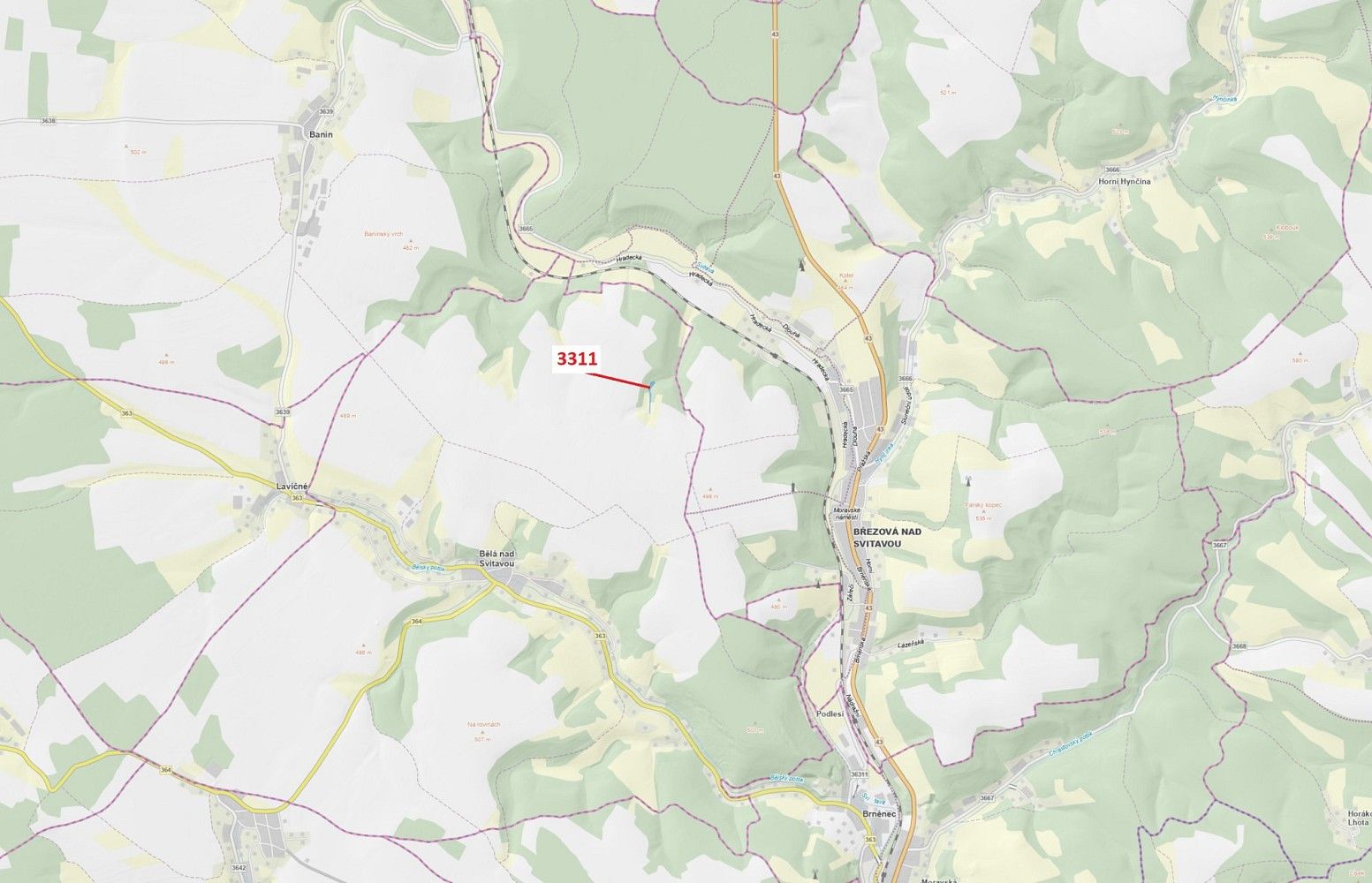 Les, 284 m²