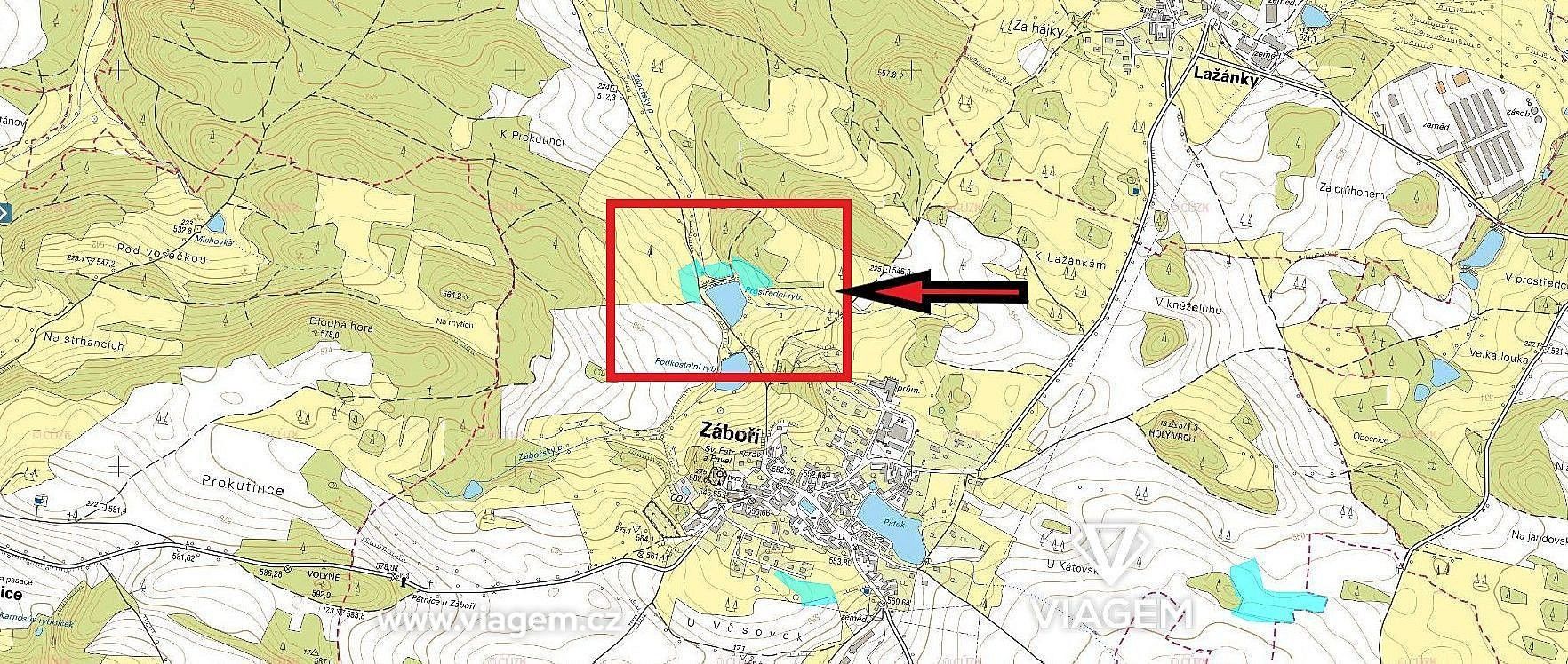 Zemědělské pozemky, Záboří, okres Strakonice, Jihočeský kraj - 1