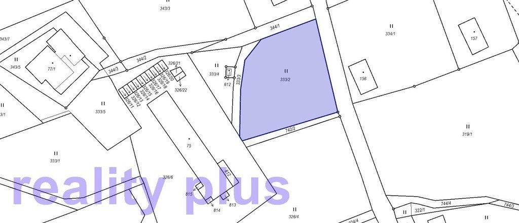 Louky, Bedřichov, 1 m²