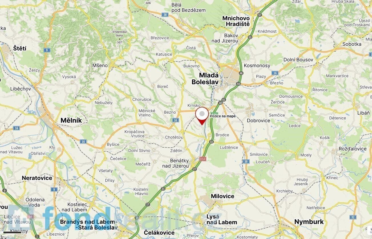Pozemek · 2 524 m² · Hrušov - 3