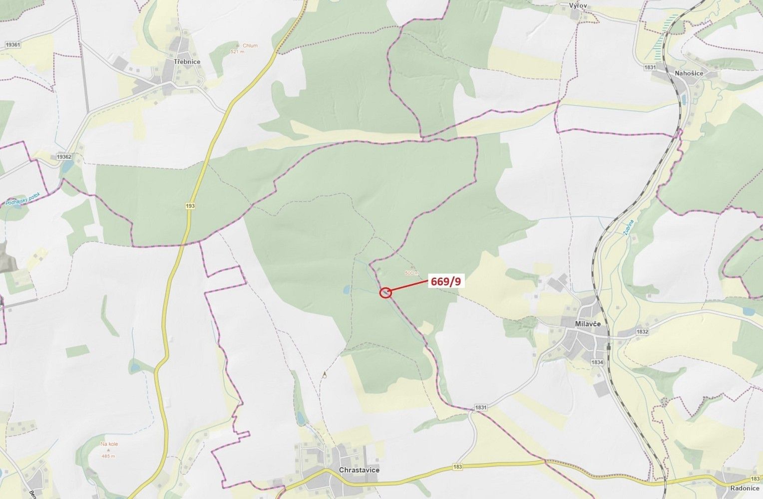 Prodej les - Chrastavice, okres Domažlice, Plzeňský kraj - 1