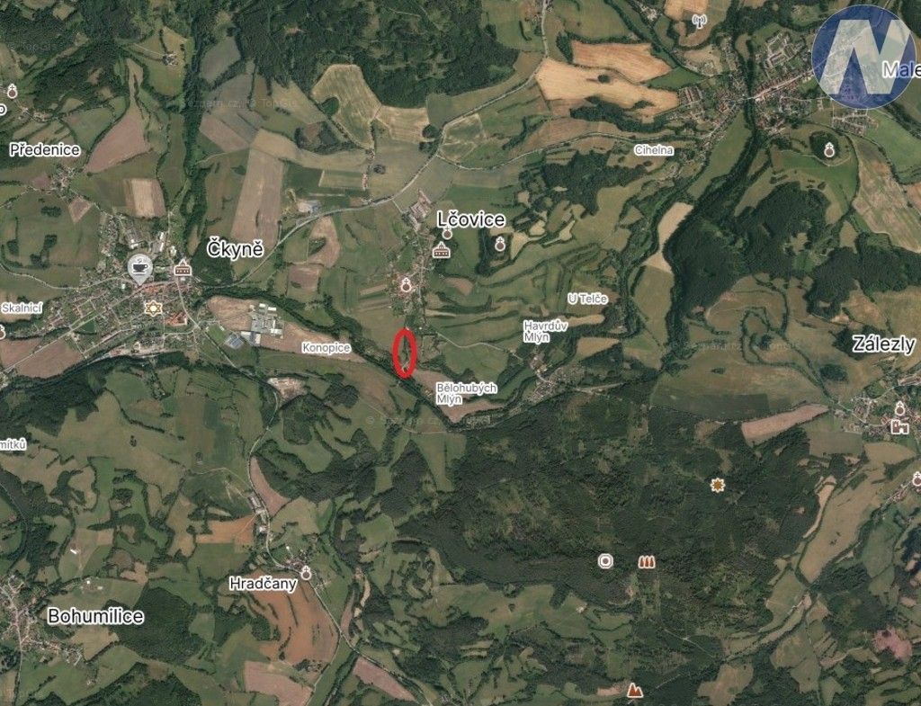 Lesy, Lčovice, 759 m²