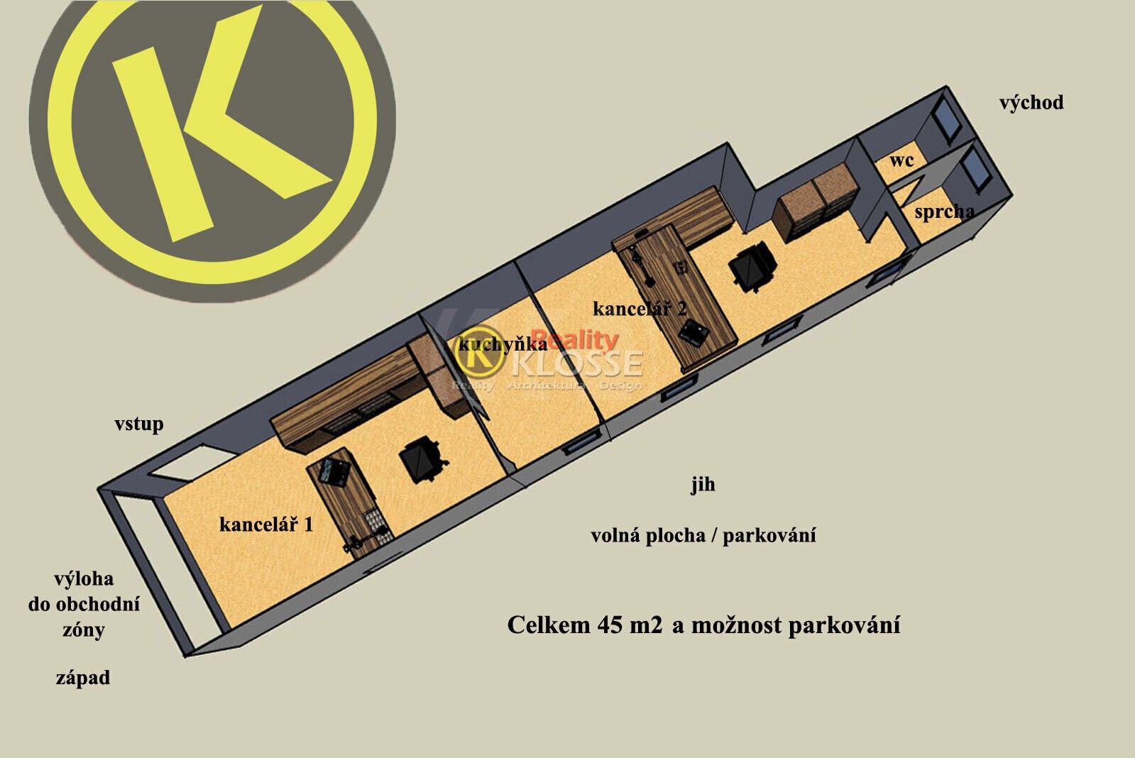 Kancelář · 45 m² · J. A. Komenského, Milevsko - 4
