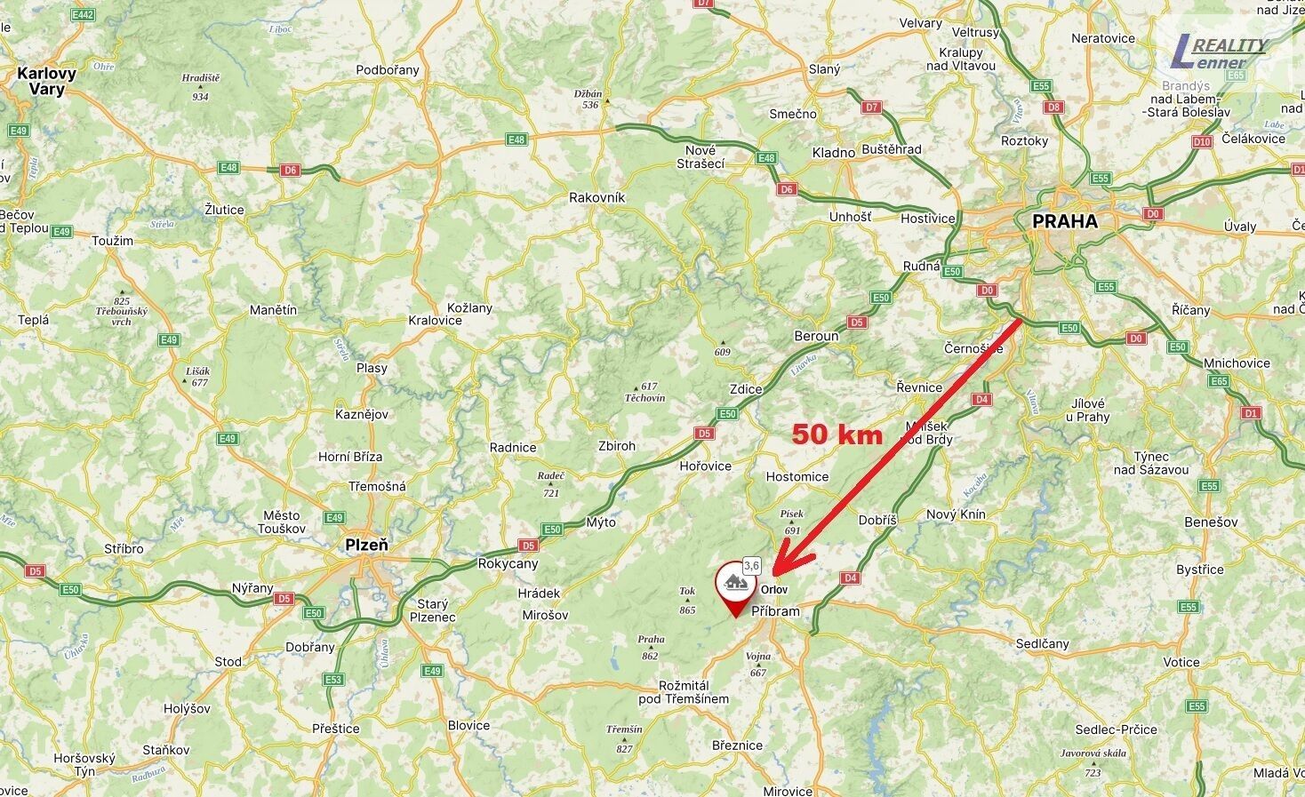Pozemek pro bydlení · 3 632 m² · Příbram - 3