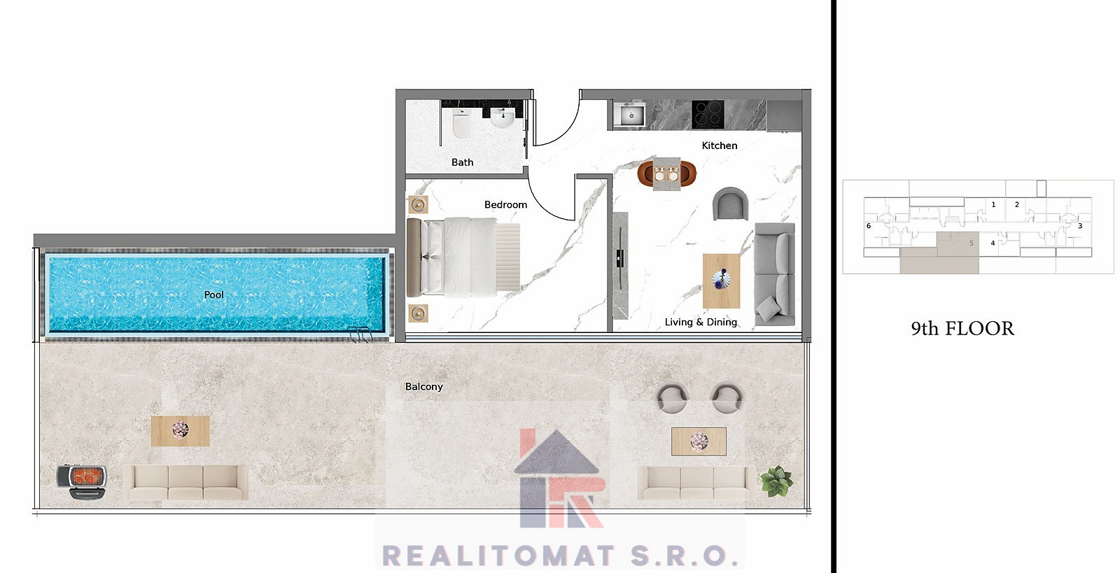 Byt 2+kk · 70 m² · Dubaj, Spojené arabské emiráty - 3