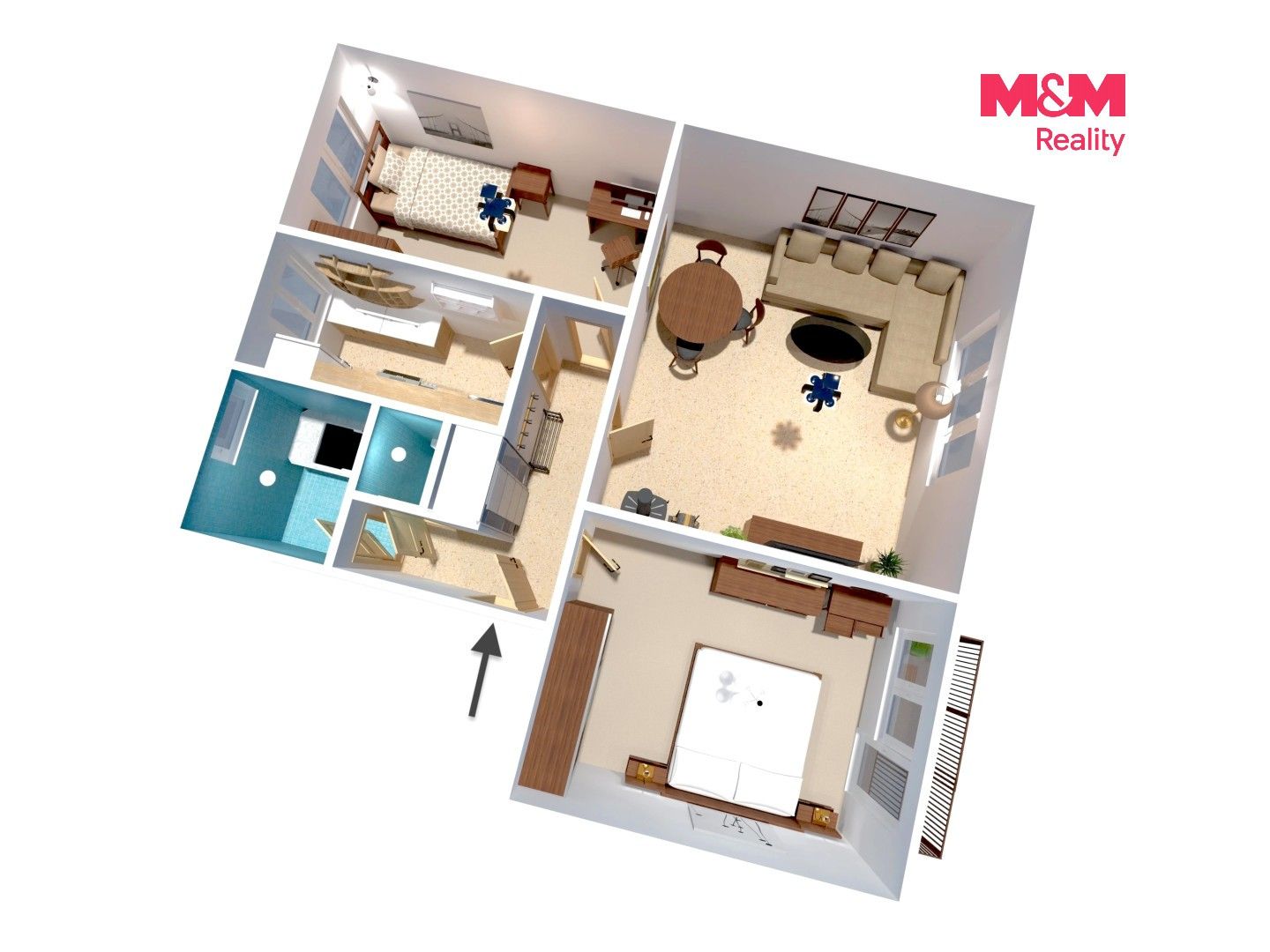 3+1, Chotěšice, 74 m² - 2