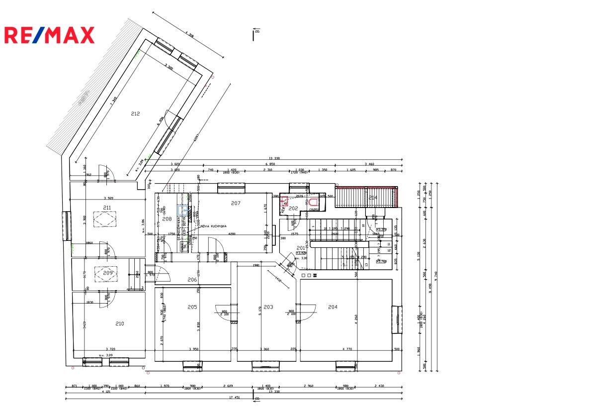 Pronájem kancelář - Sucheniova, Třebíč, 163 m²