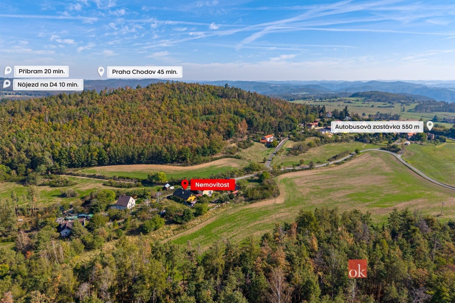 Rodinné domy, Žebrák, Nečín, 120 m² - 2