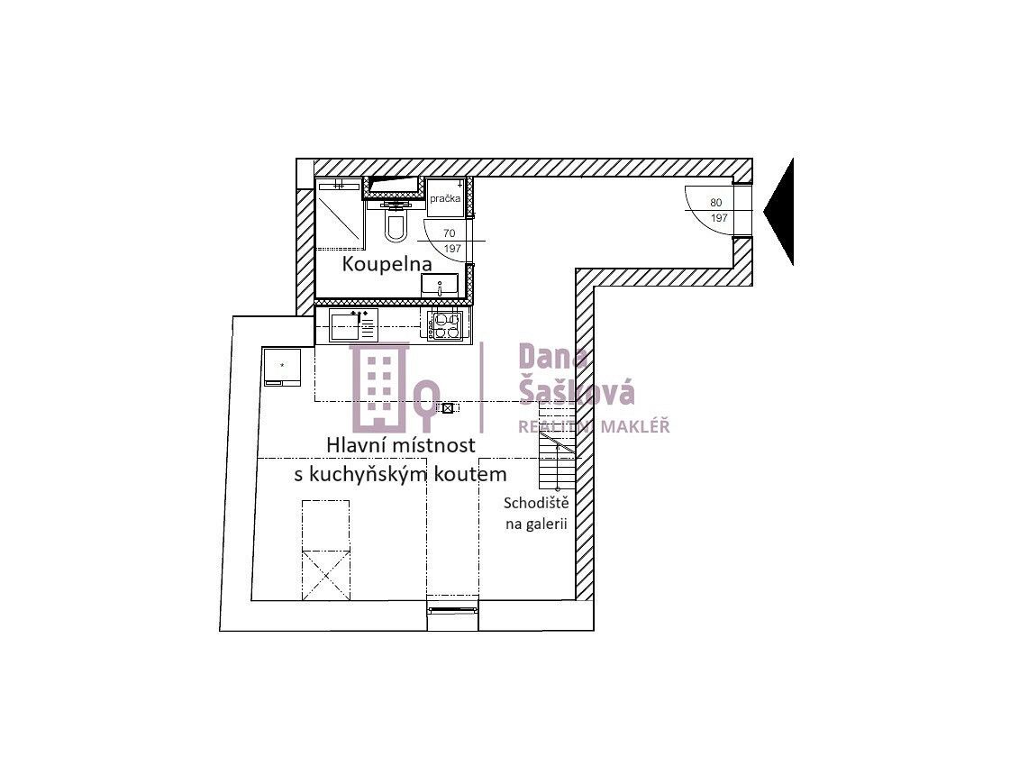 Byt 1+kk · 38 m² · Jindřichův Hradec - Jindřichův Hradec I, Jihočeský kraj - 4