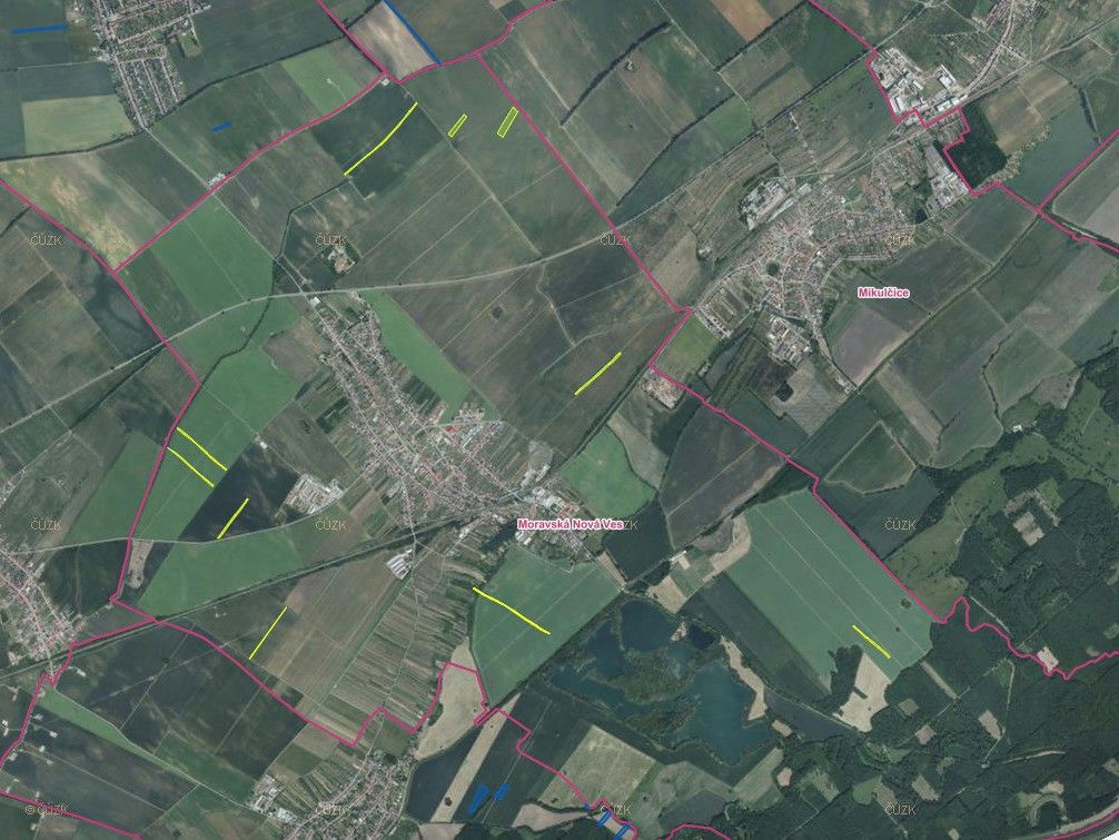 Zemědělské pozemky, Moravská Nová Ves, 691 55, 26 753 m²