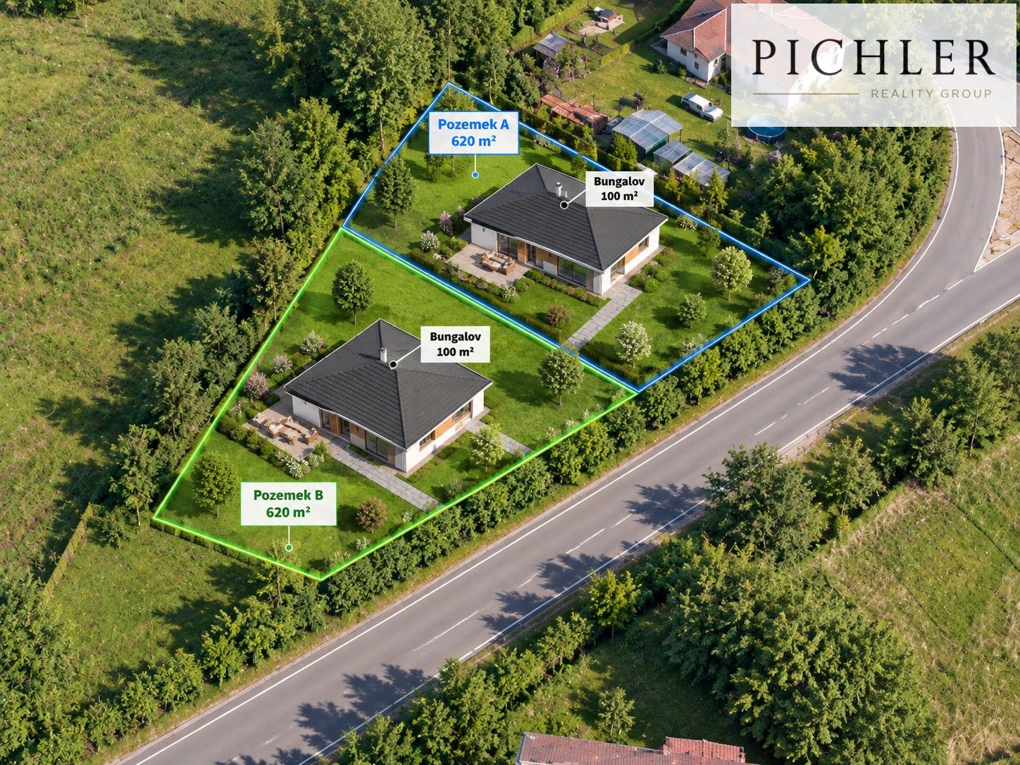 Pozemek pro bydlení, 674 m²