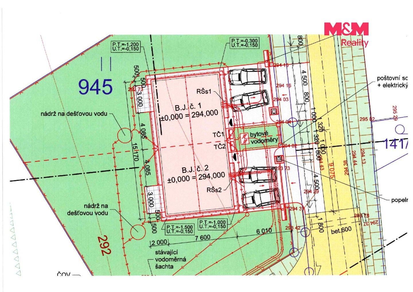 Rodinné domy, Lanžov, 97 m² - 2