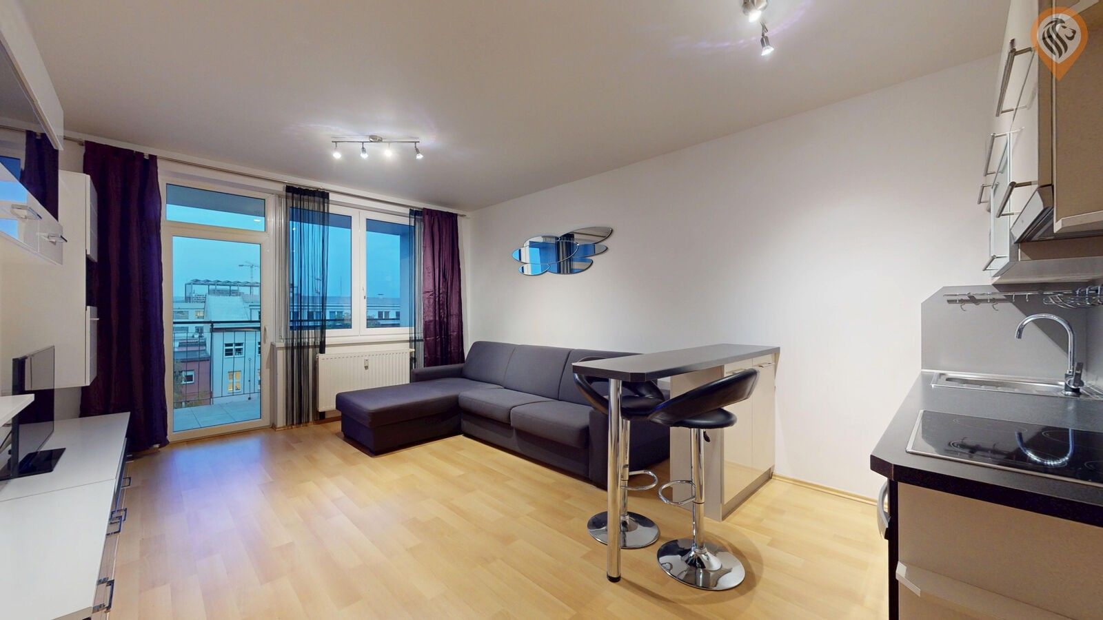 Byt 1+kk, 31 m²