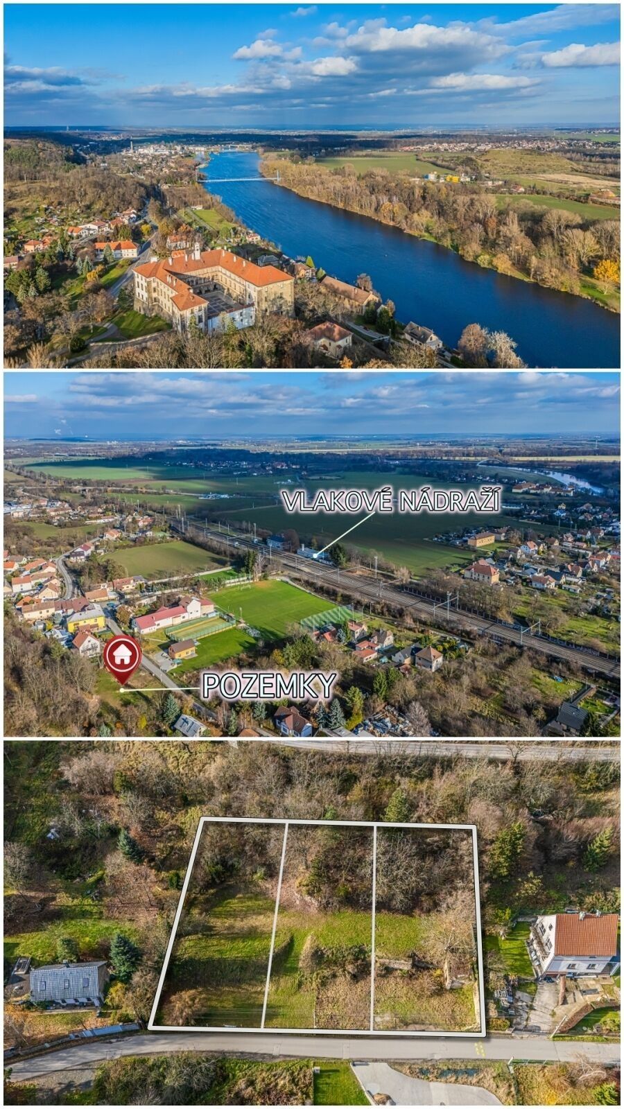 Pozemky pro bydlení, Pod strání, Nelahozeves, 711 m² - 2