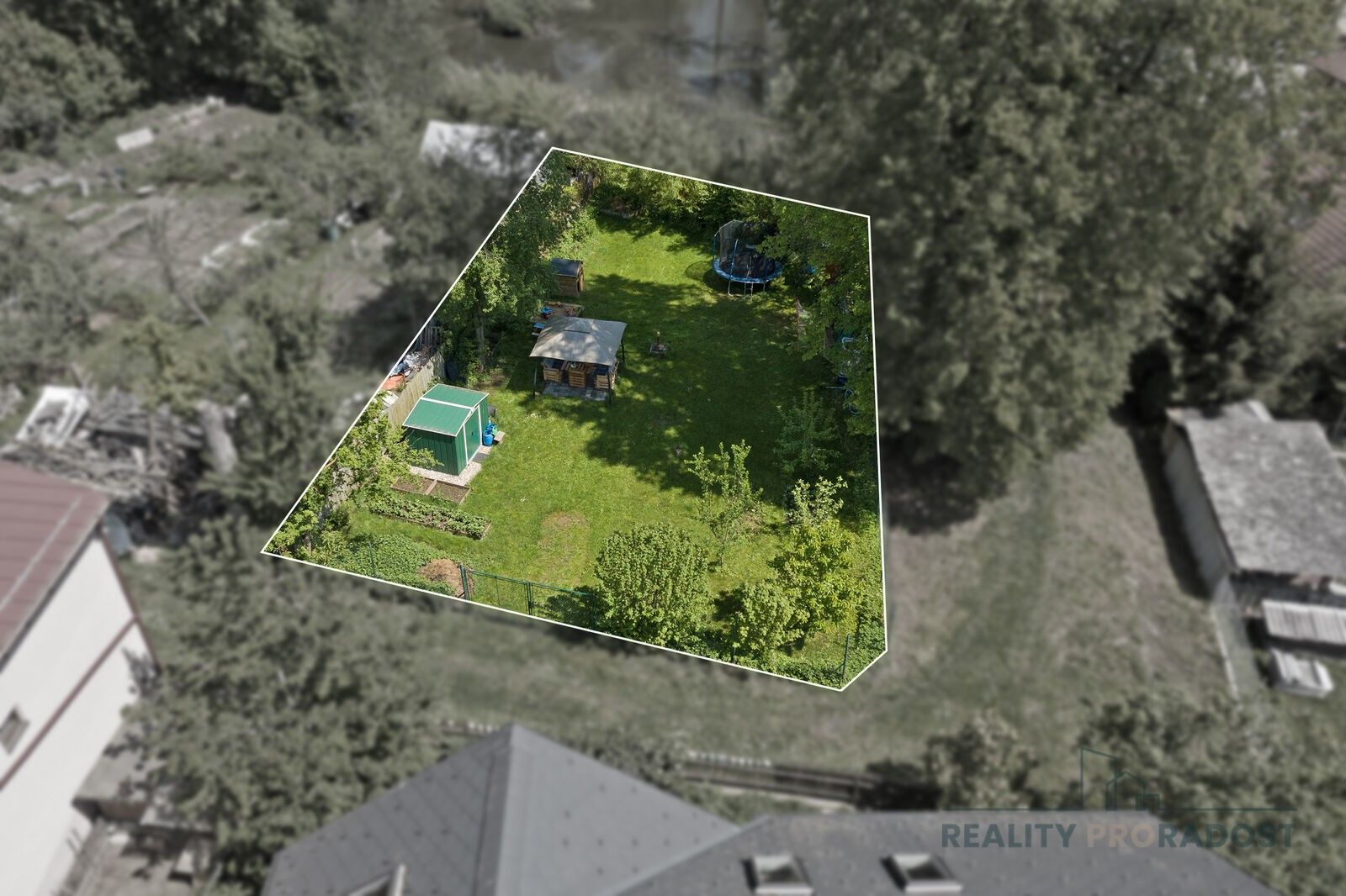 Prodej zahrada - Plandry, 432 m²