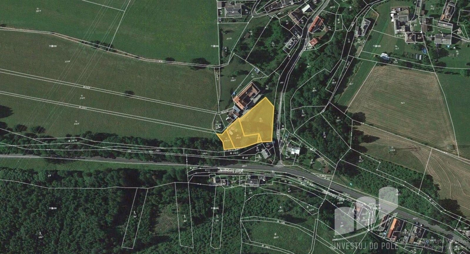 Prodej pozemek pro bydlení - Jestřebí, 2 433 m²