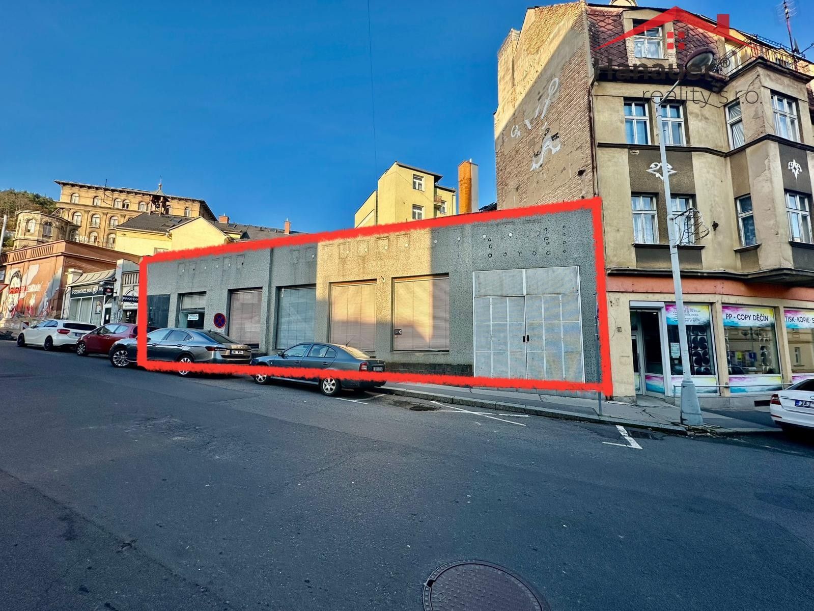 Obchodní prostory, Tržní, Děčín, 197 m²