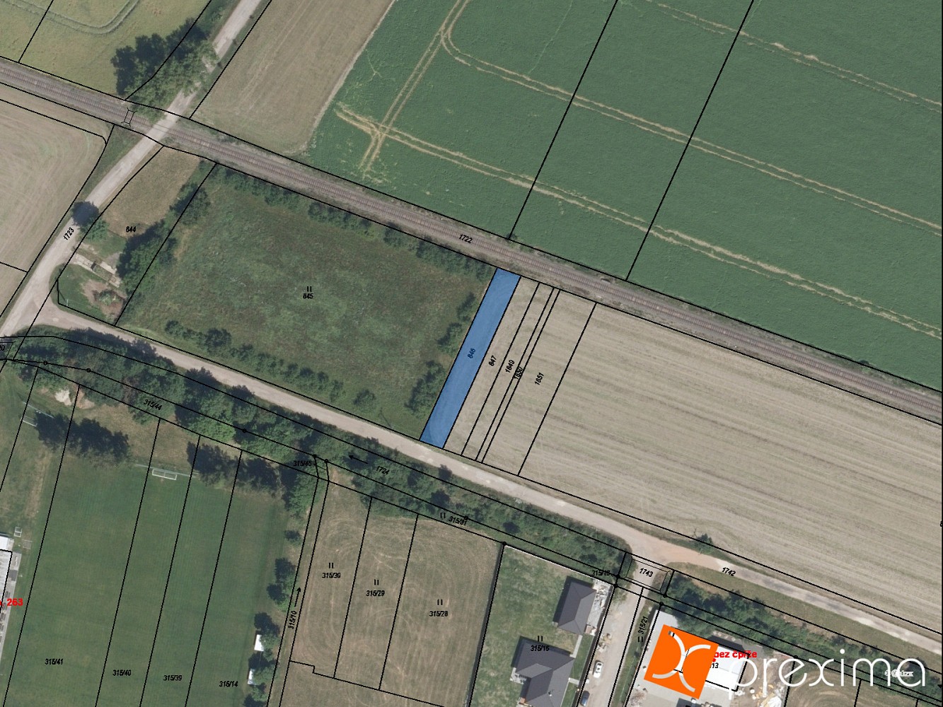 Zemědělský pozemek, 69 m²
