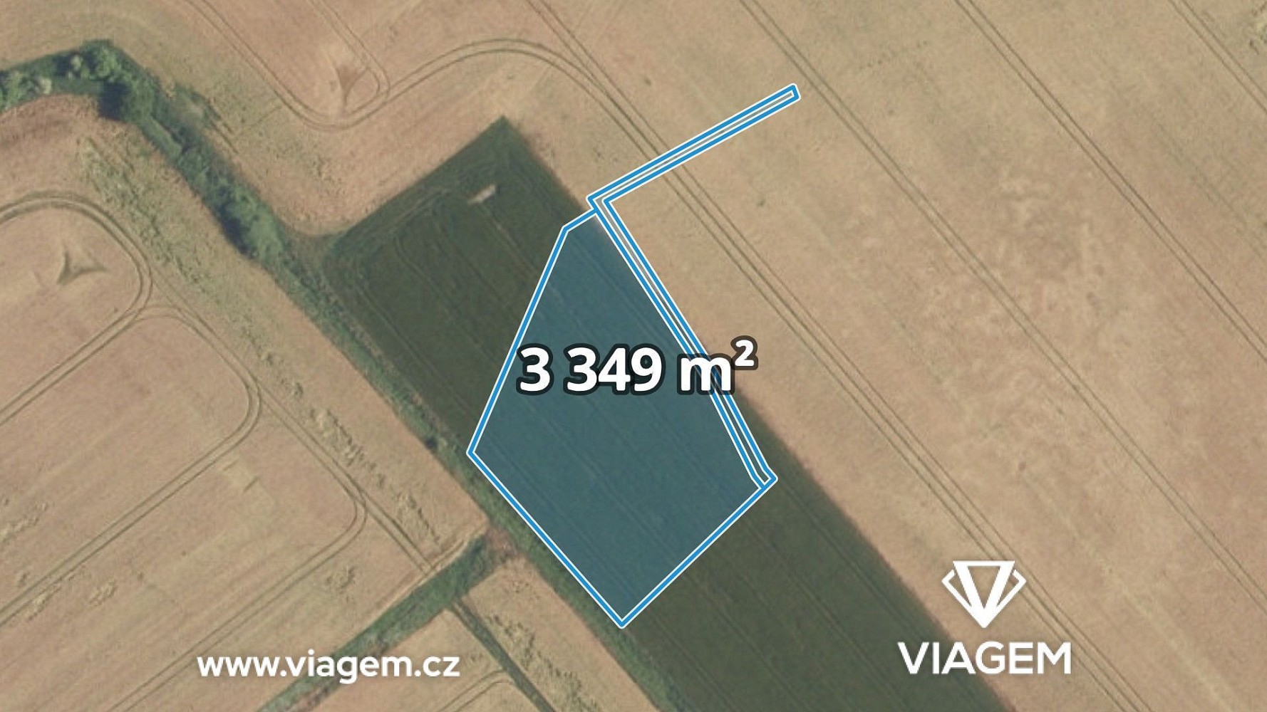 Zemědělský pozemek, 1 674 m²