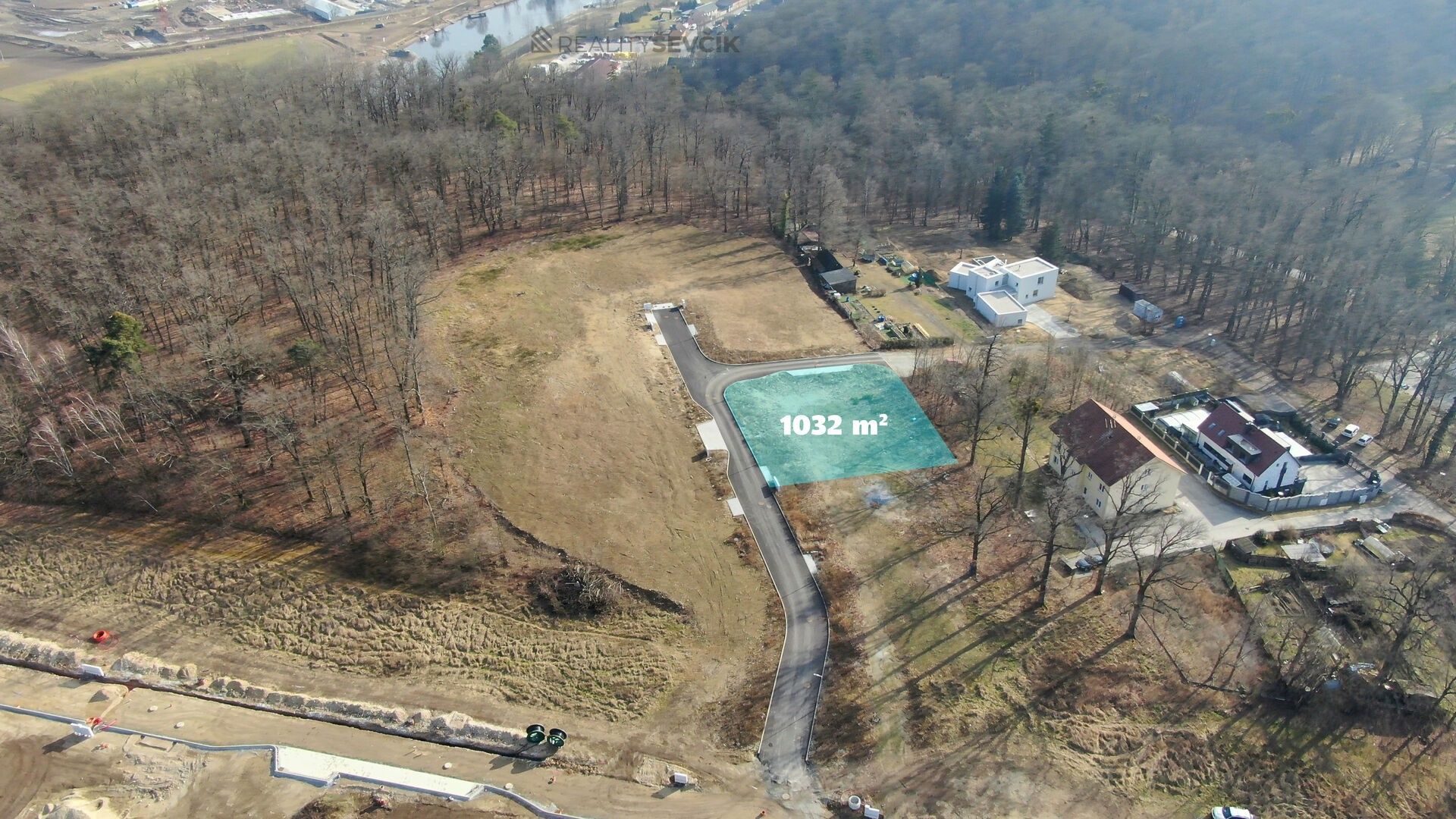Pozemky pro bydlení, Lesní, Hluboká nad Vltavou, 1 032 m² - 1