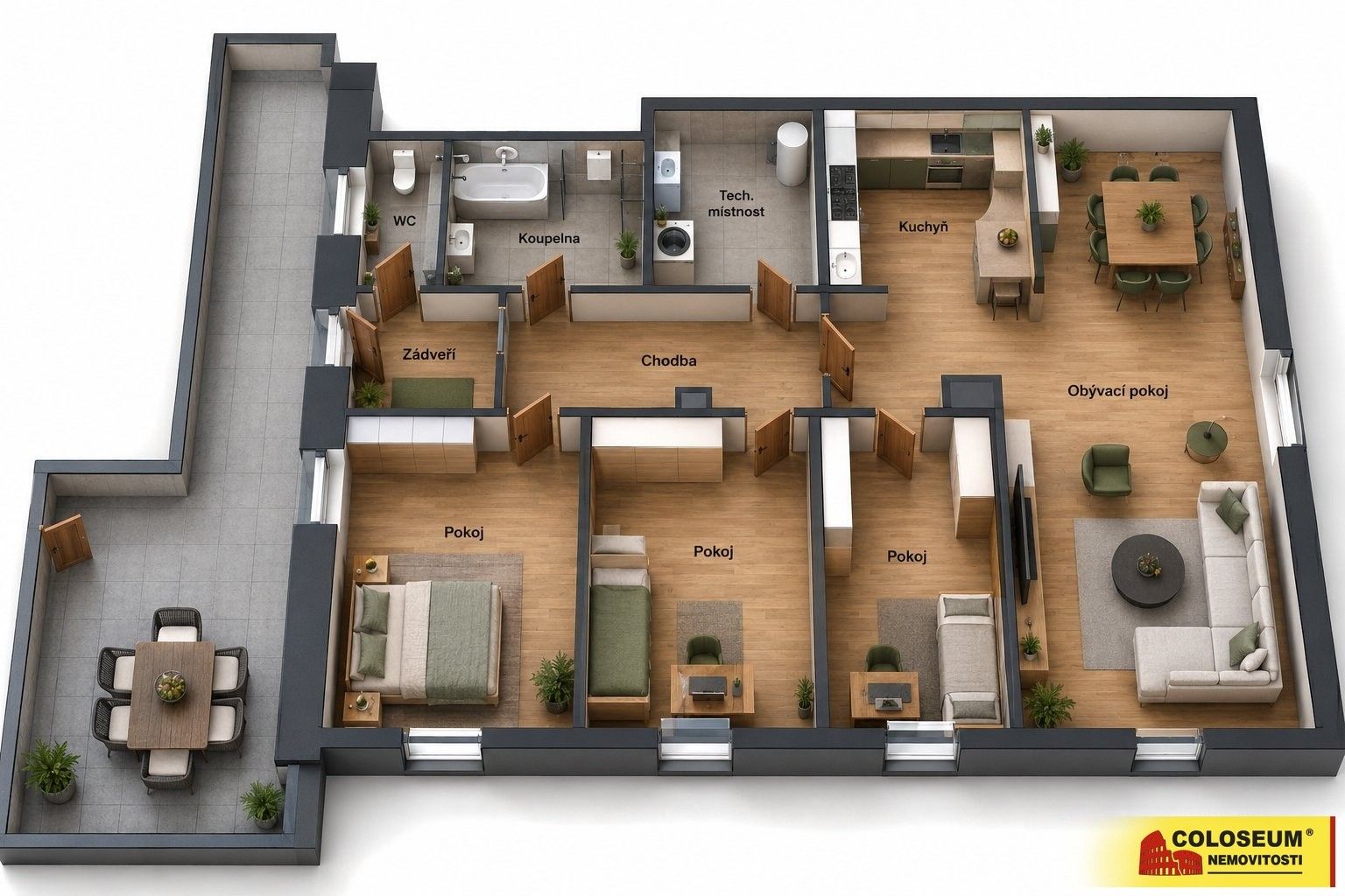 4+1, Moravský Krumlov, 101 m² - 2