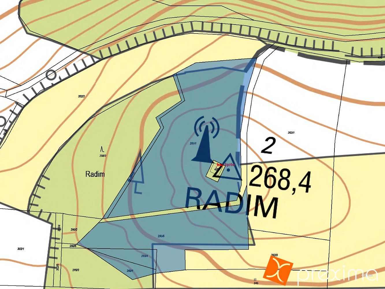 Pozemek · Radim, okres Kolín, Středočeský kraj - 3