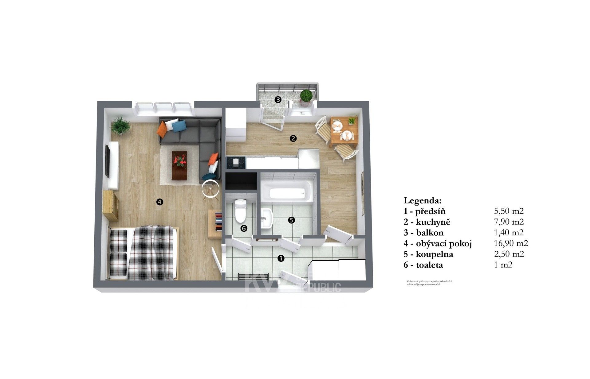 Prodej byt 1+1 - Dětská, Praha, 34 m²