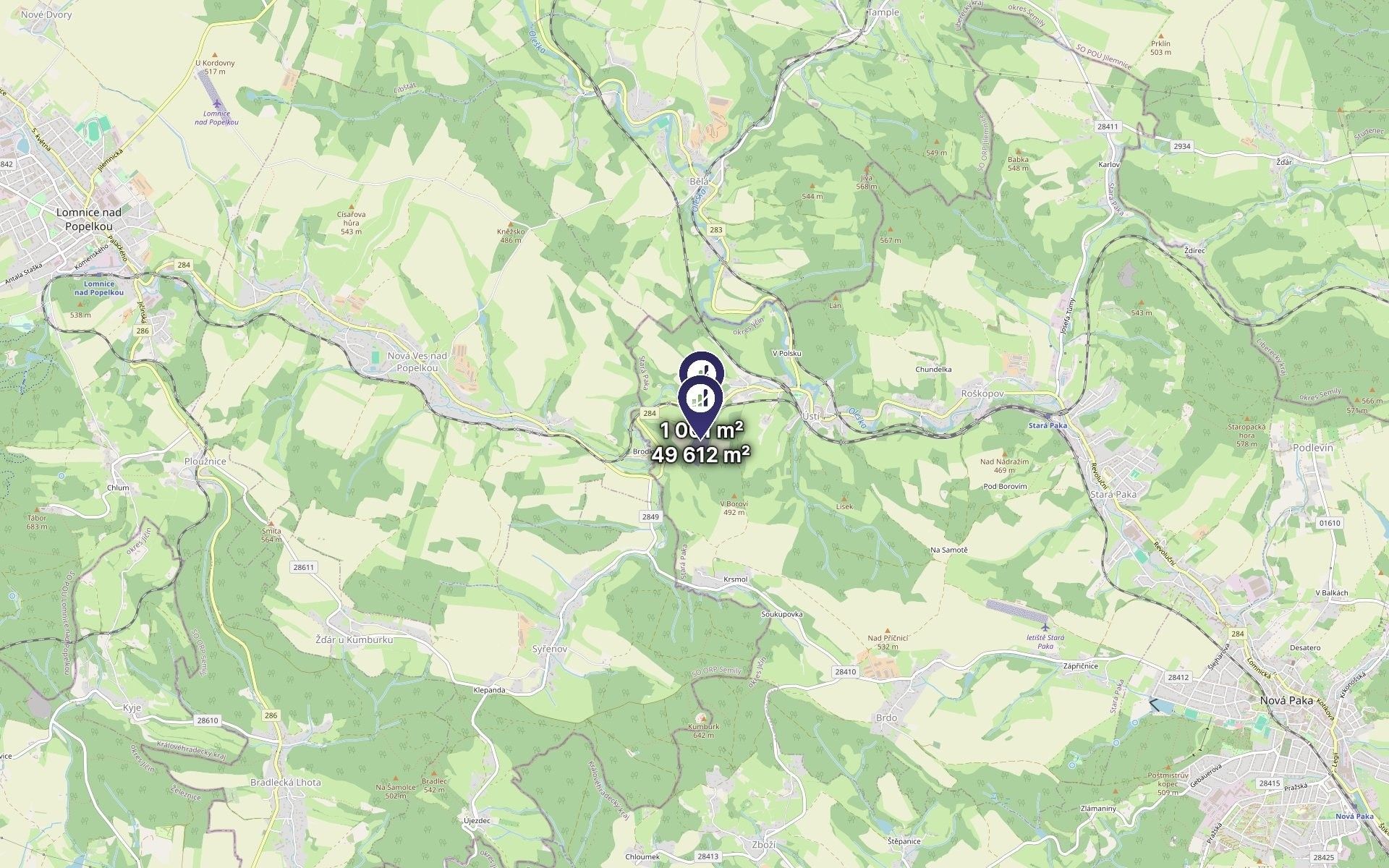 Zemědělský pozemek · 2 531 m² · Stará Paka - 3