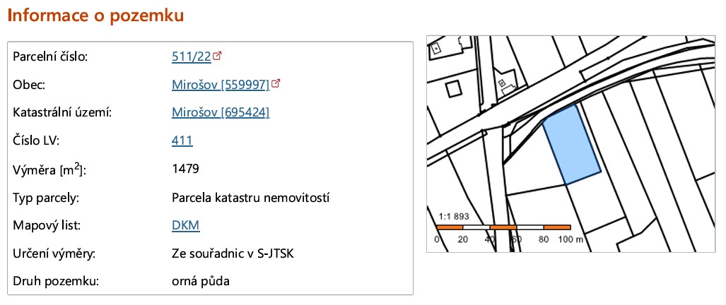 Pozemek pro bydlení · Mirošov, 338 43 - 3