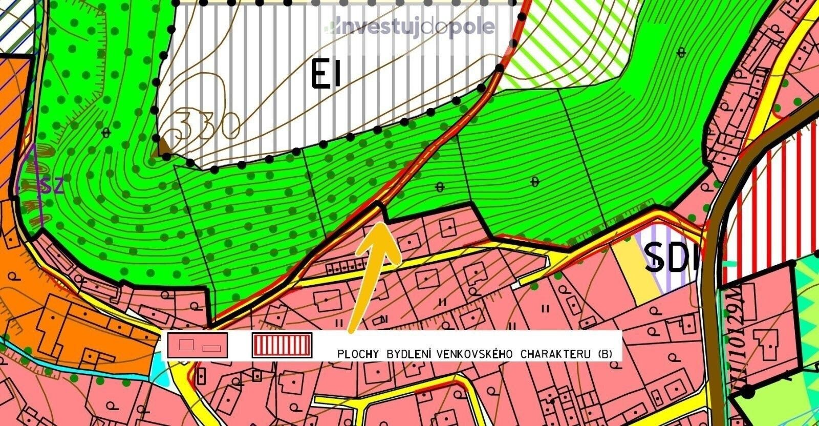 Pozemek · 1 314 m² · Nenačovice - 3