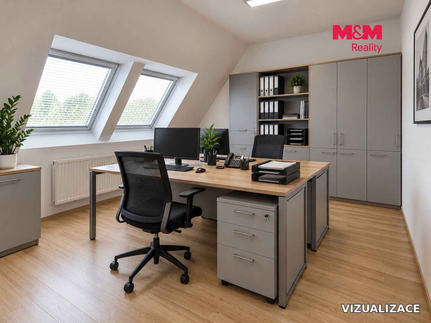 Pronájem kancelář - V Novém Hloubětíně, Praha, 162 m² - 5