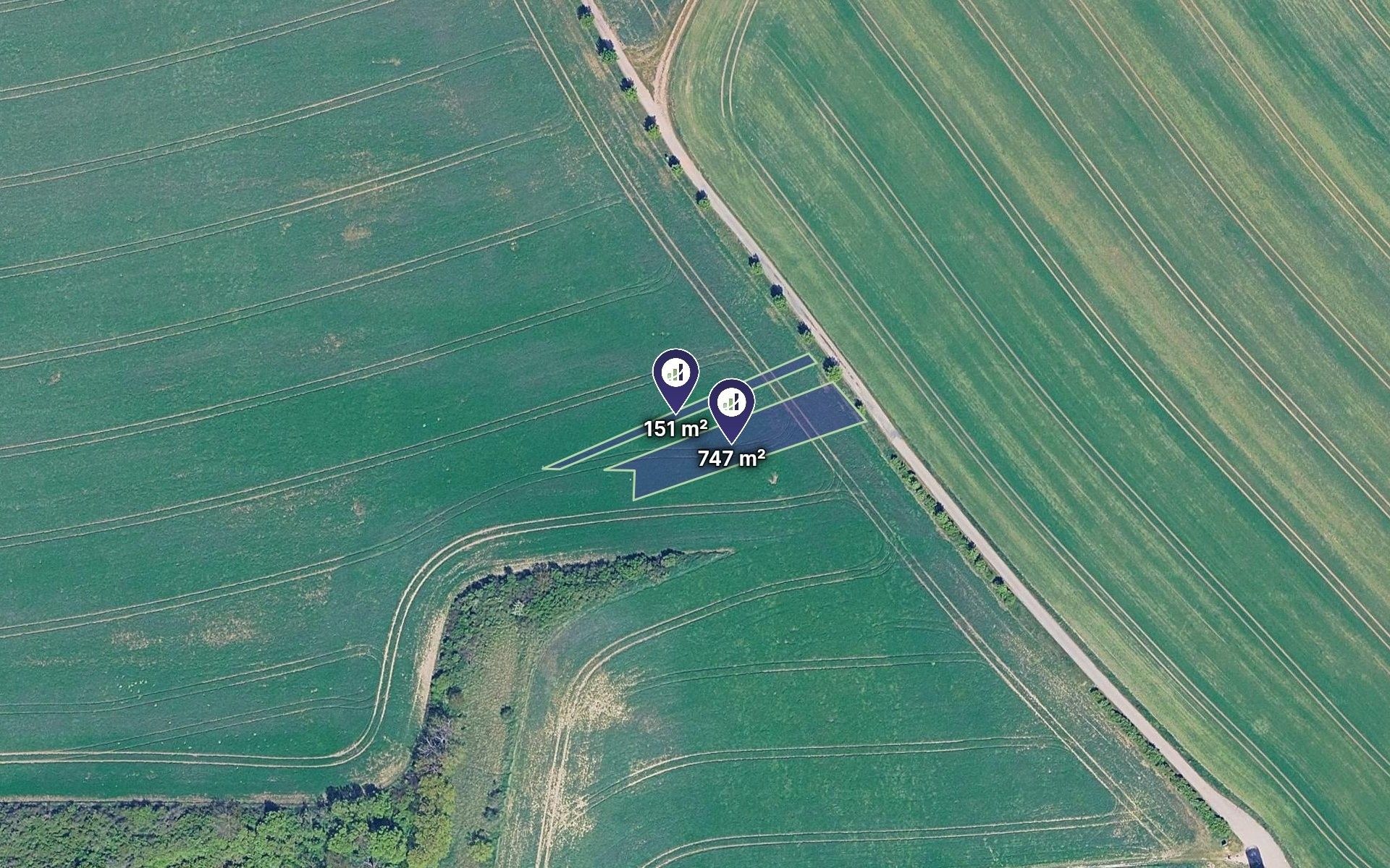 Prodej zemědělský pozemek - Židlochovice, 898 m² - 1
