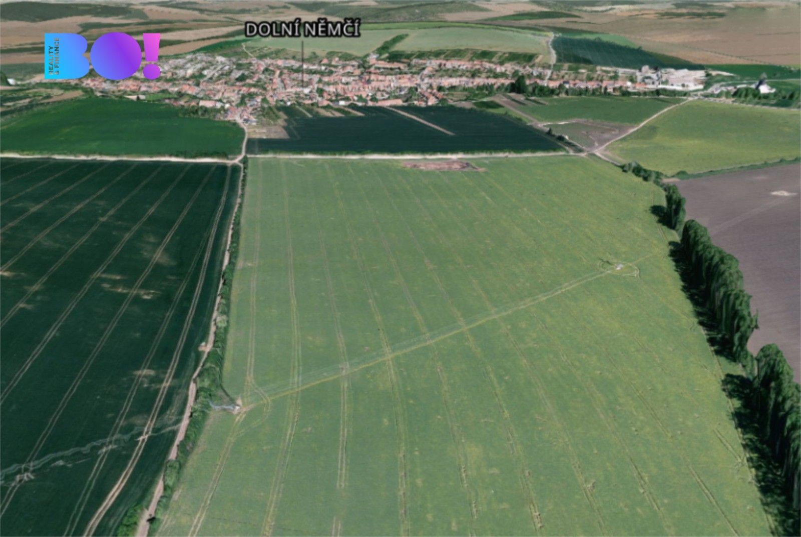 Zemědělské pozemky, Dolní Němčí, 16 693 m² - 2