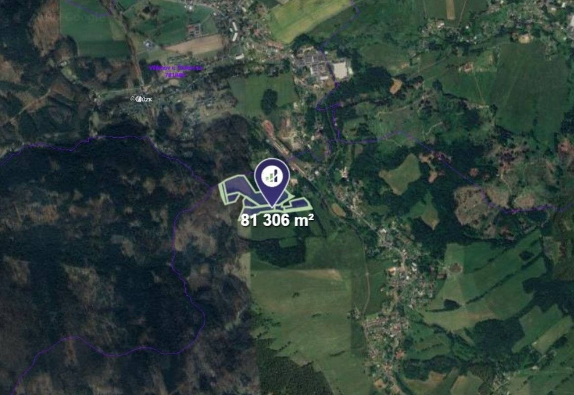 Prodej louka - Mikulášovice, 40 653 m²