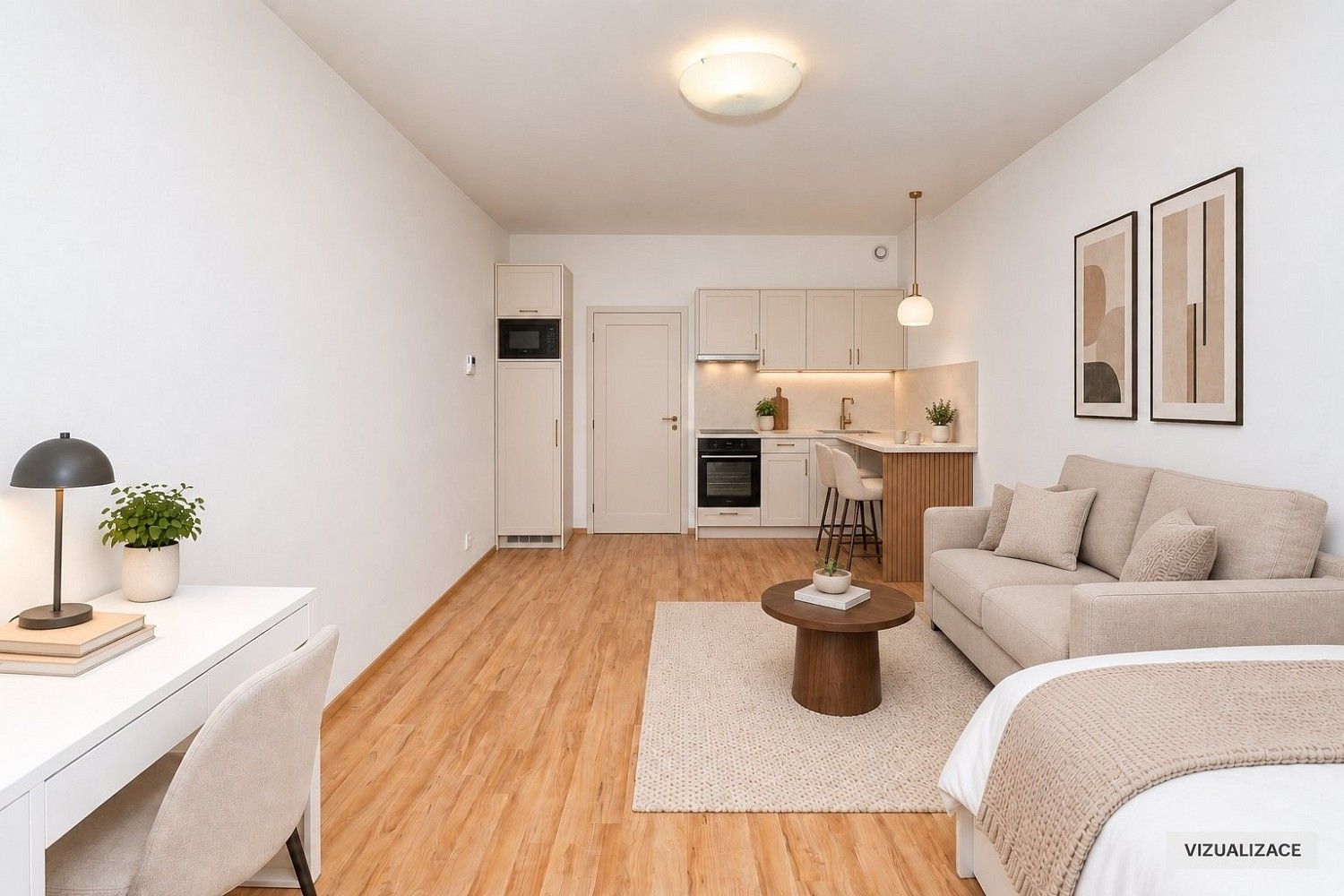 Byt 1+kk · 33 m² · Freyova, Praha 9 - Vysočany - 3
