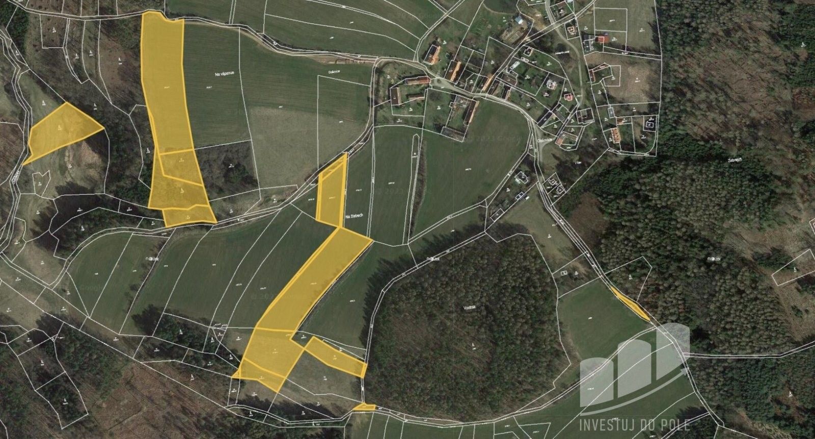 Prodej zemědělský pozemek - Onšovice, Radošovice, 44 663 m²
