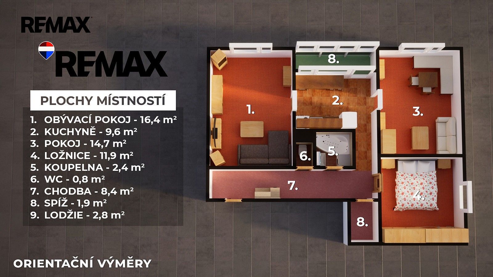 Byt 3+1 · 66 m² · Liberec - Liberec VI-Rochlice, Liberecký kraj - 4