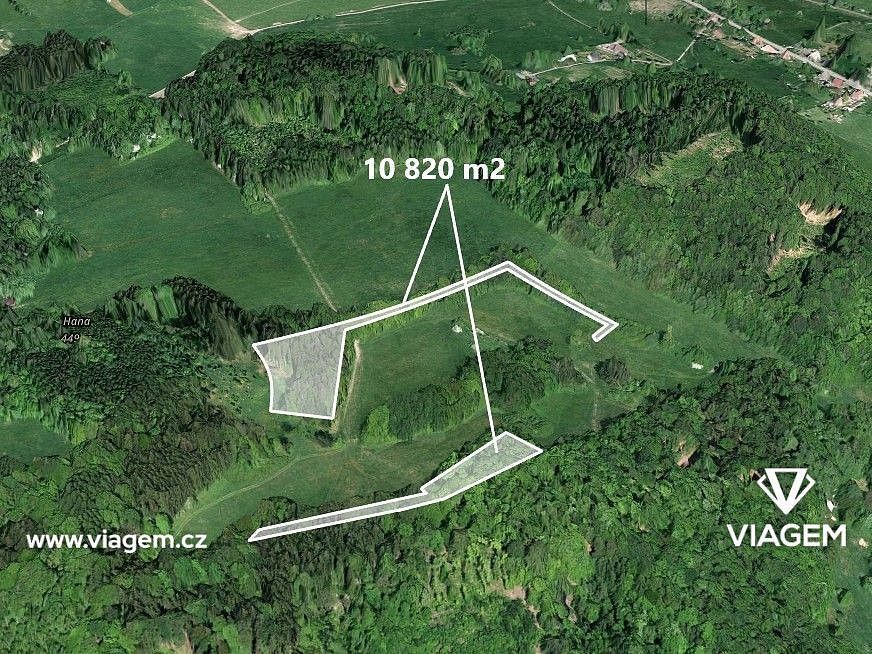 Les, 5 410 m²