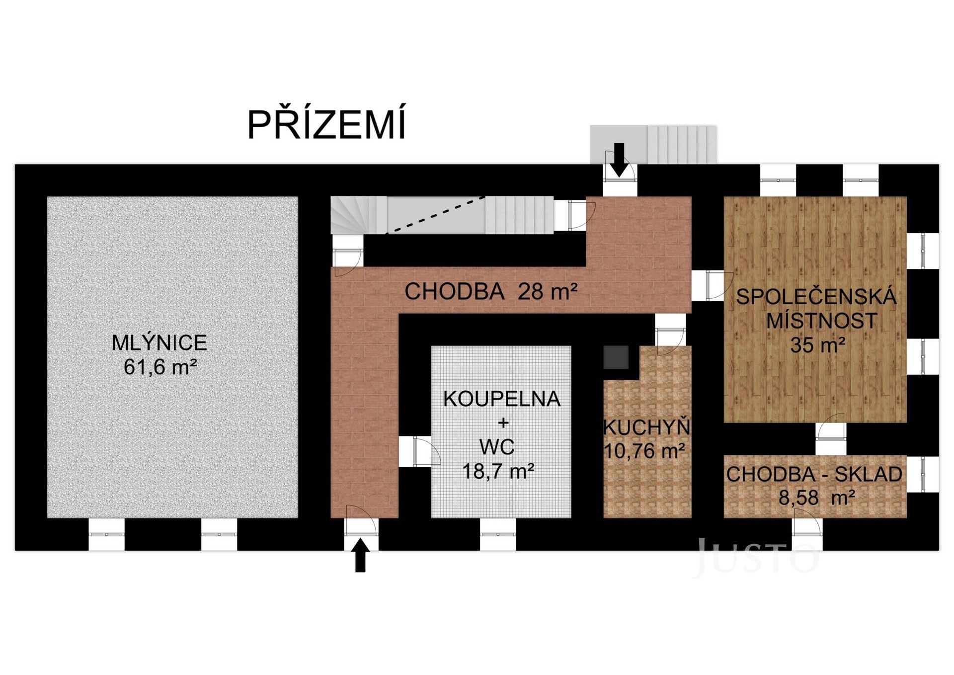 Rodinné domy, Krumlovská  , Prachatice II, 363 m² - 2