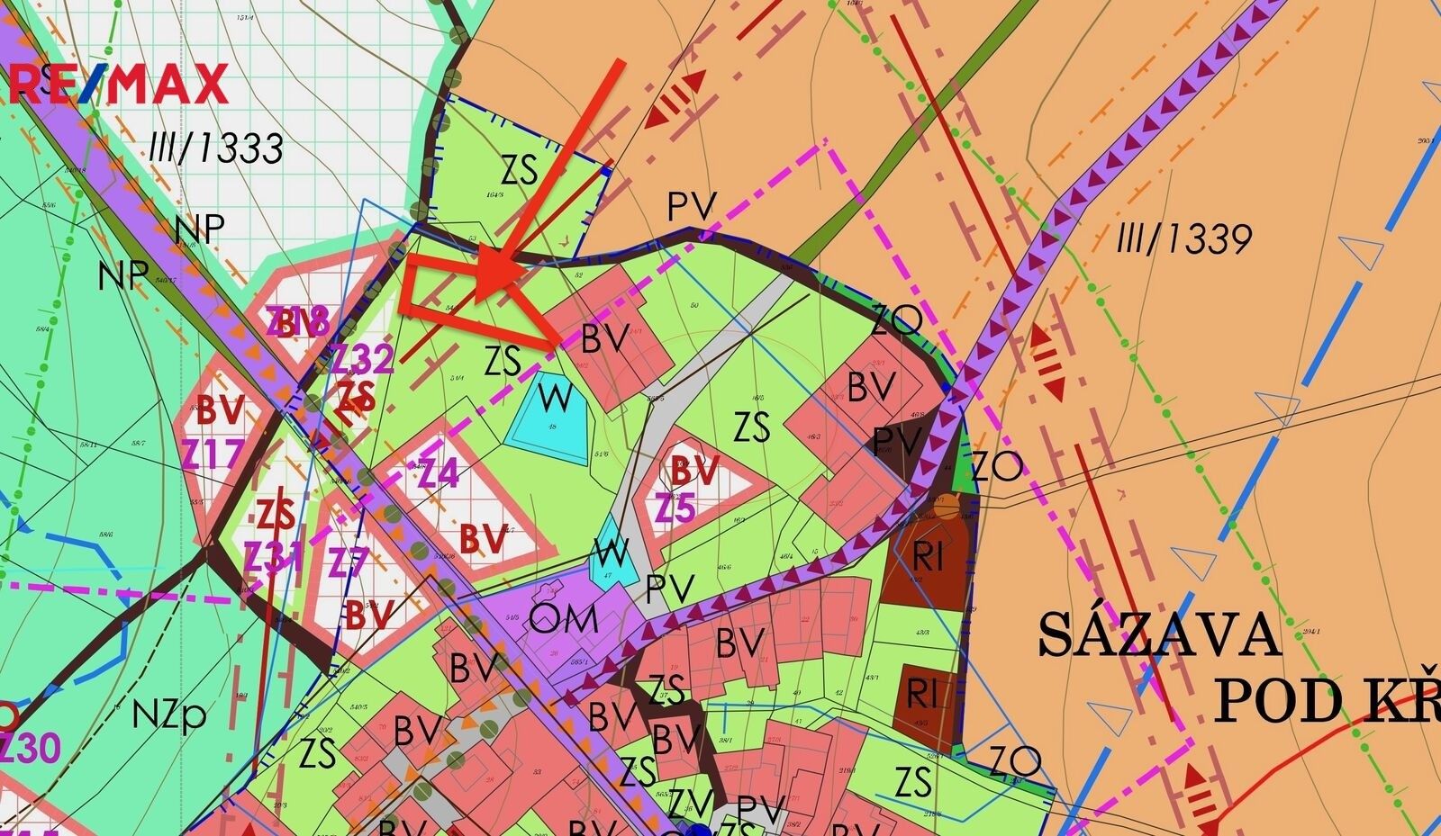 Prodej louka - Nový Rychnov, 629 m²