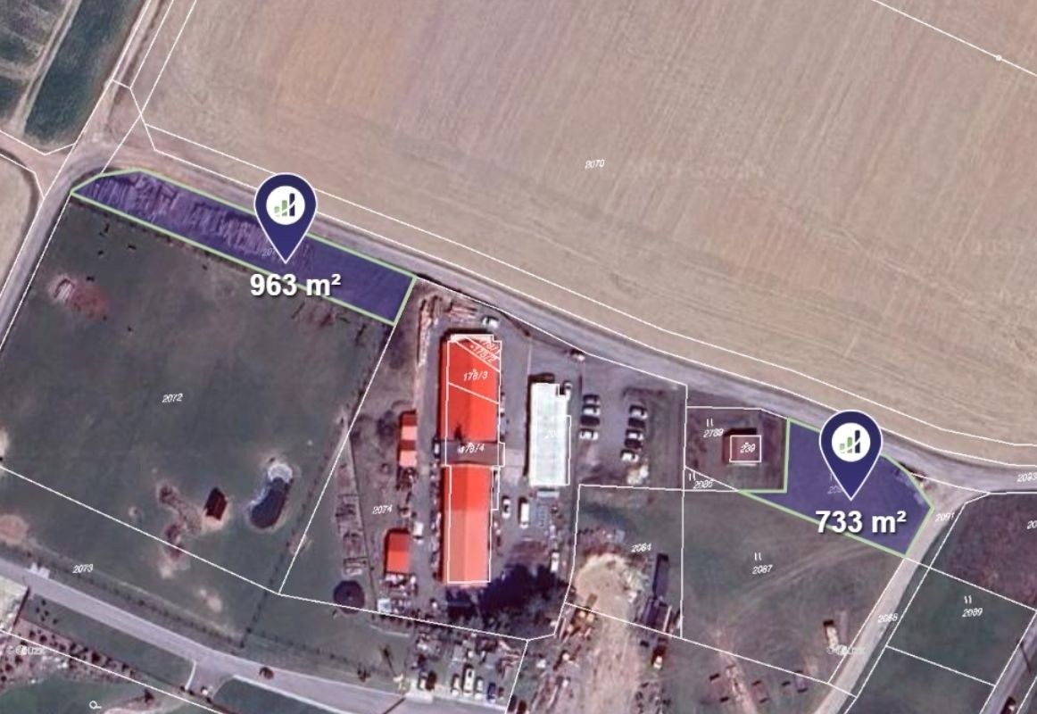 Louky, Vilémov, 1 696 m²