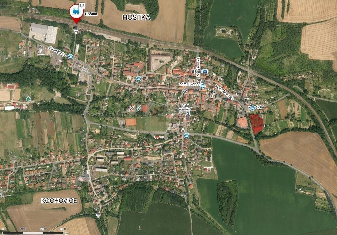 Pozemky pro bydlení, Velešická, Hoštka, 4 959 m² - 2