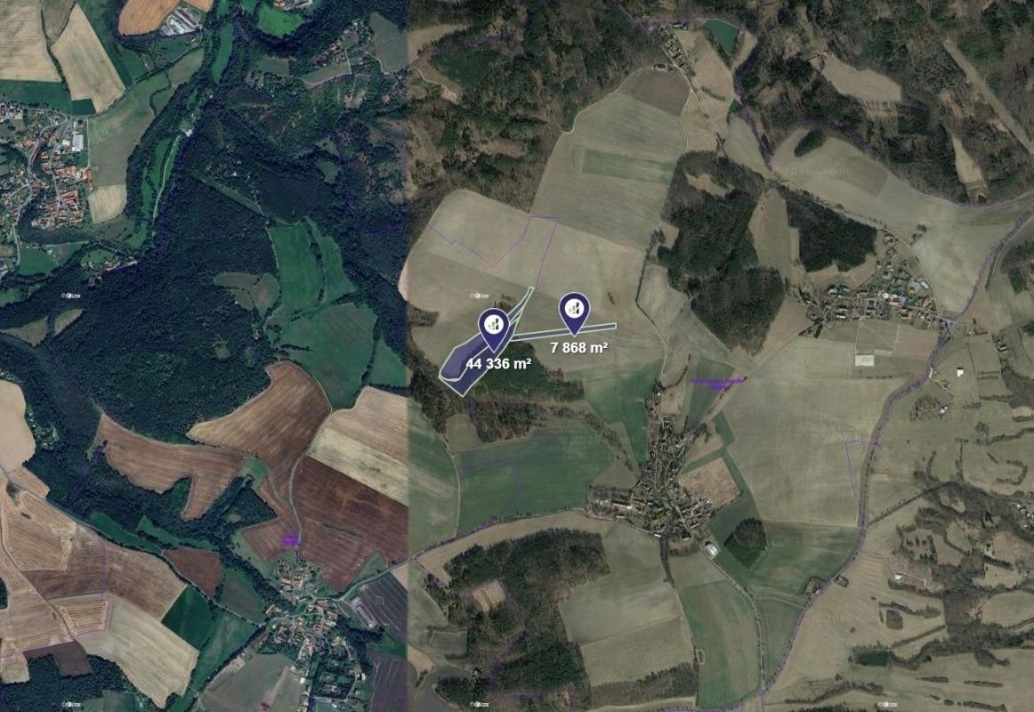 Zemědělské pozemky, Nové Dvory, 13 051 m² - 2