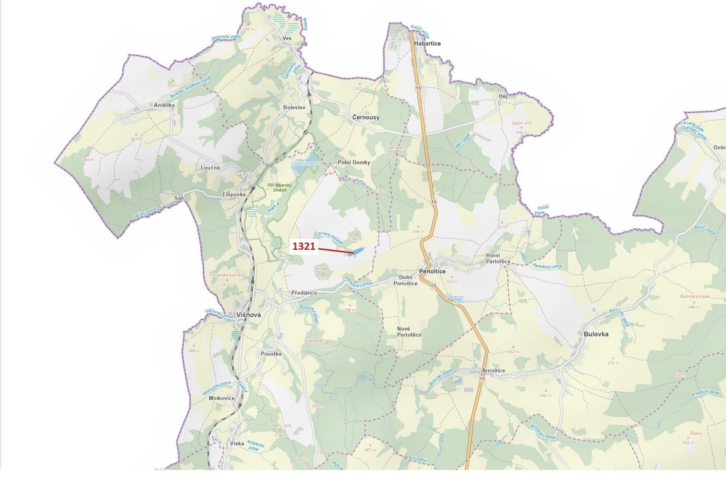 Prodej les - Pertoltice, okres Liberec, Liberecký kraj - 1