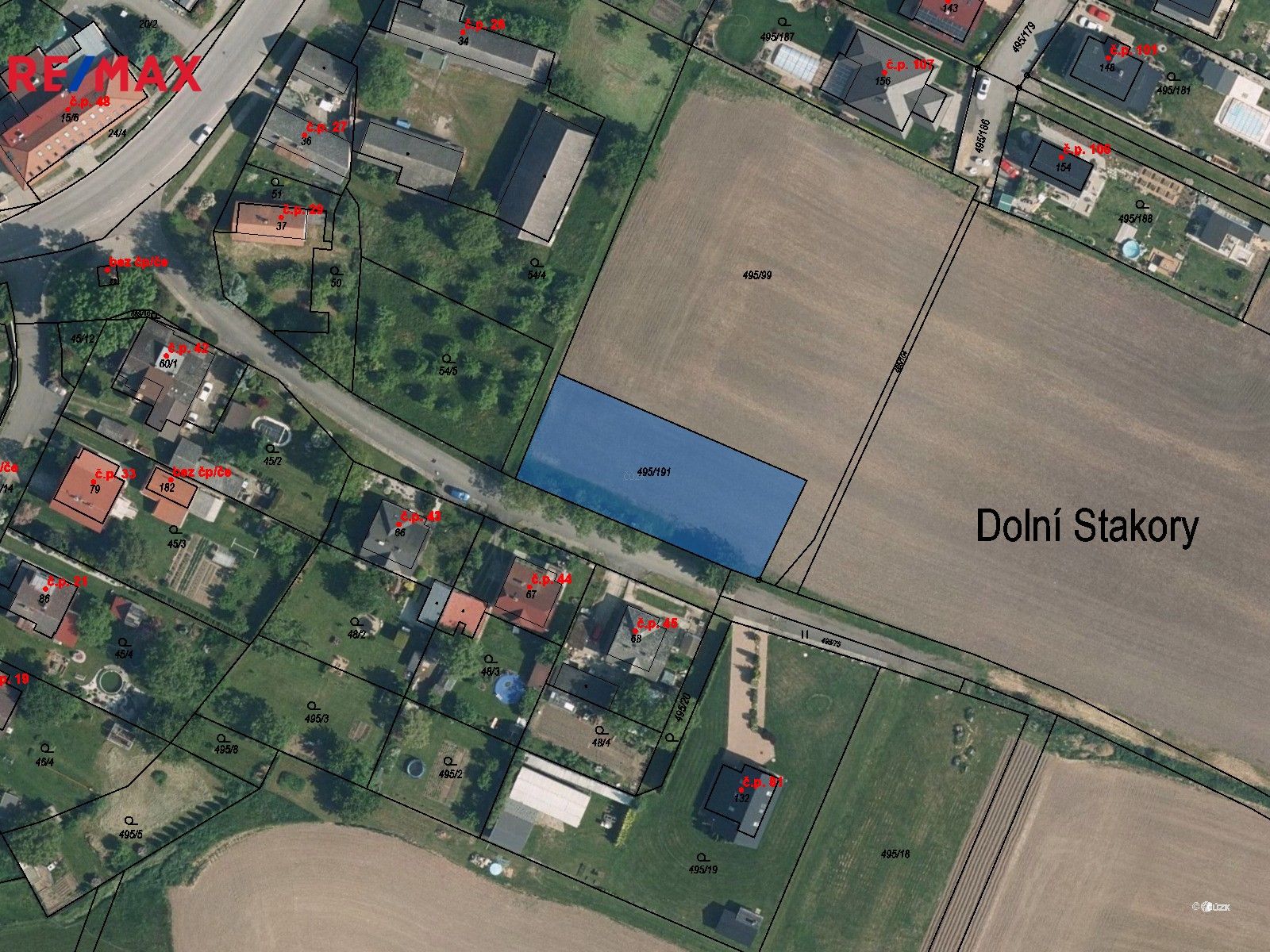 Pozemky pro bydlení, Dolní Stakory, 1 m²