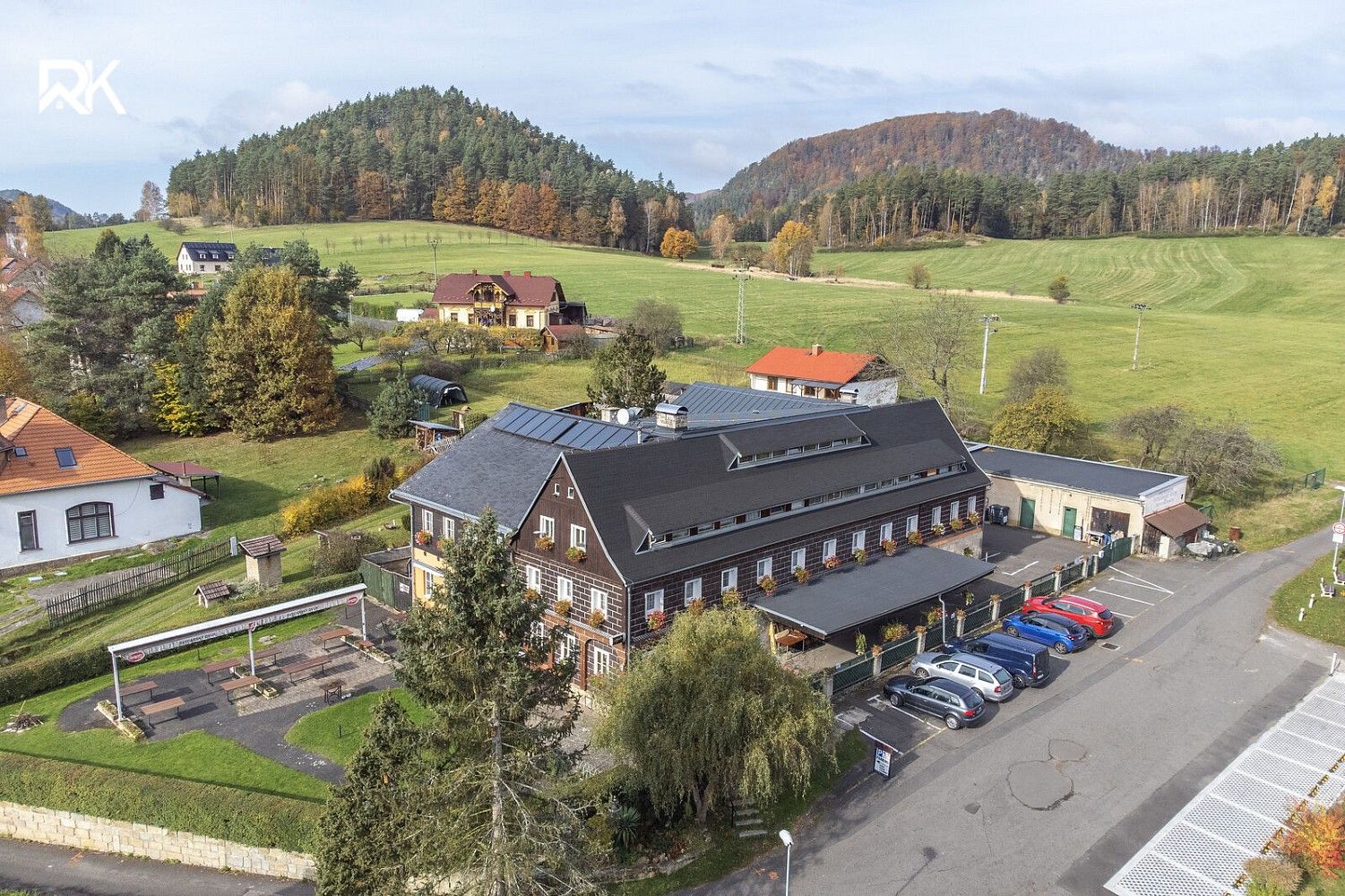 Ubytovací zařízení, Jetřichovice, okres Děčín, Ústecký kraj, 2 050 m² - 2