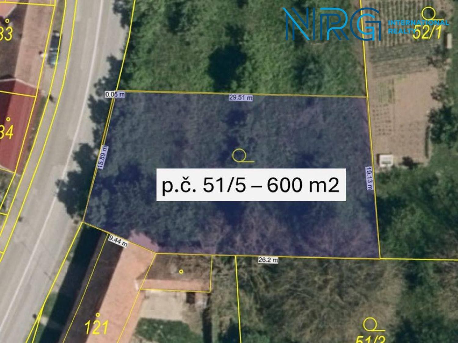 Pozemky pro bydlení, Labuty, 600 m²