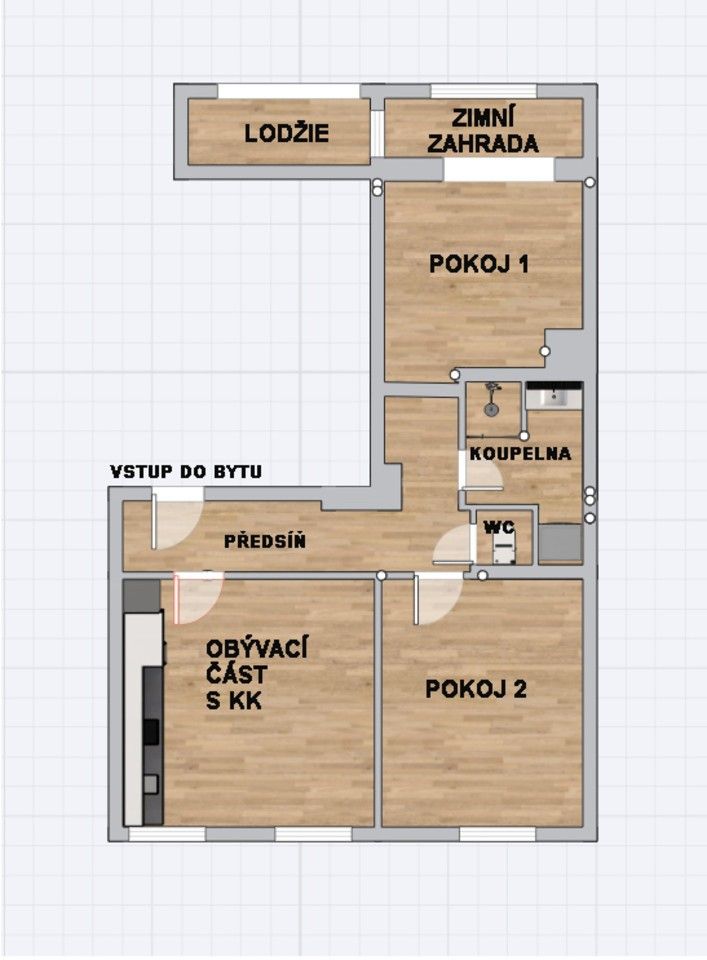 Byt 3+kk · 60 m² · Turgeněvova 606, Litoměřice Předměstí - 4
